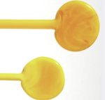 VETROFOND MED LEMON YELLOW TRANSPARENT 4 to 6 mm (image for) VETROFOND MED LEMON YELLOW TRANSPARENT 4 to 6 mm